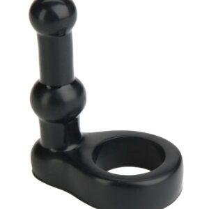 Anello pene con plug anale in silicone Double Dip