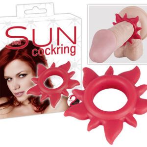 Anello fallico in silicone Red Sun Cockring
