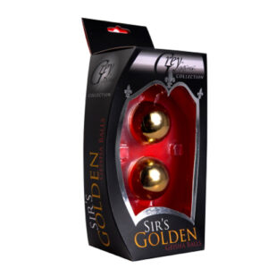 Palline vaginali Kegel Ben Wa Golden Geisha Balls. Diametro 3 cm