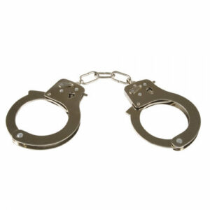 Manette in metallo robusto lucido Metal Handcuffs