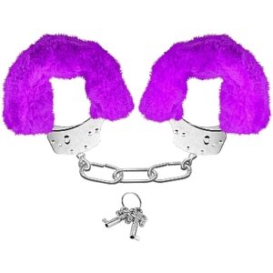 Manette in metallo rivestite da copertura in peluches Furry Cuffs