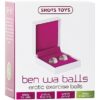 Palline vaginali Kegel ben wa balls in vetro trasparente - immagine 2
