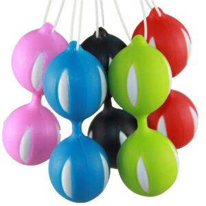 Palline vaginali cinesi Exquisite, Kegel Ben Wa in SILICONE per il pavimento pelvico